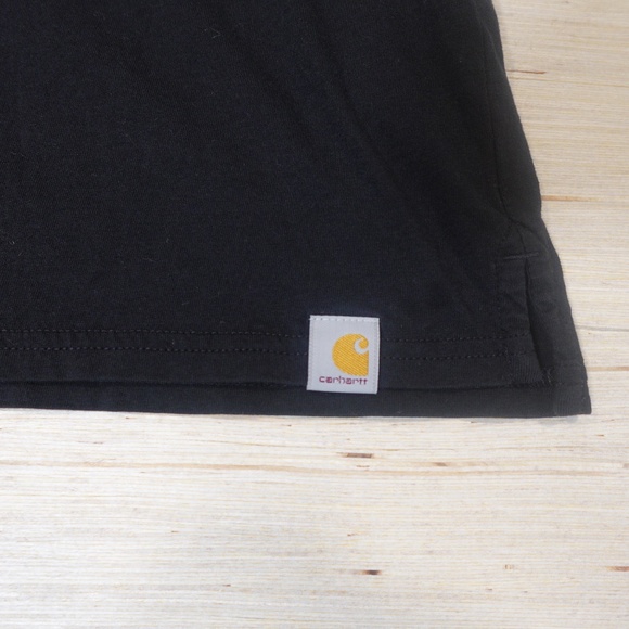 Carhartt Women’s Black Relaxed Fit Sleeveless Tank Top Size Small - Picture 2 of 4